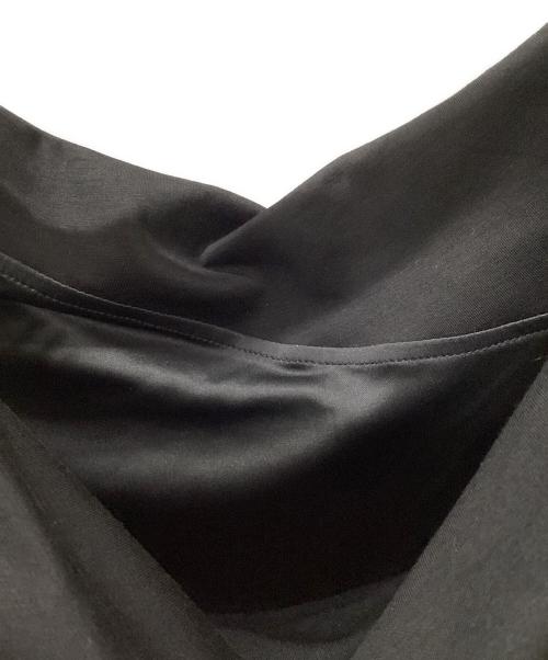 Snidel（スナイデル）Snidel (スナイデル) ドレープカットワンピ ブラック サイズ:Fの古着・服飾アイテム