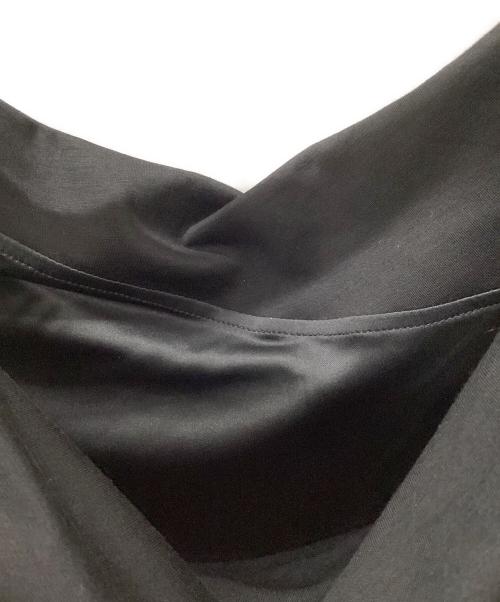 Snidel（スナイデル）Snidel (スナイデル) ドレープカットワンピ ブラック サイズ:ONE SIZEの古着・服飾アイテム