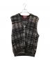 Supreme（シュプリーム）の古着「Speckled Zip Up Sweater Vest」｜ホワイト×ブラック
