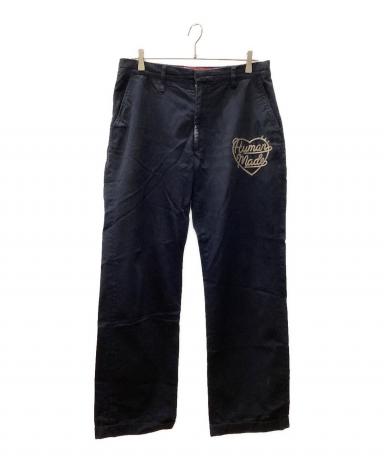 中古・古着通販】HUMAN MADE (ヒューマンメイド) チノパン ブラック