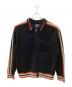 thisisneverthat（ディスイズネバーザット）の古着「Striped Zip Cardigan」｜ブラック
