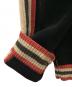 中古・古着 thisisneverthat (ディスイズネバーザット) Striped Zip Cardigan ブラック サイズ:M：9000円