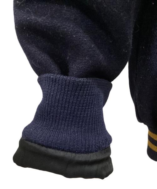DeLong（デロング）DeLONG (デロング) スタジャン ネイビー サイズ:40の古着・服飾アイテム