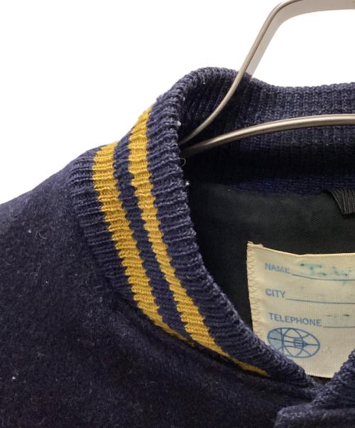 DeLong（デロング）DeLONG (デロング) スタジャン ネイビー サイズ:40の古着・服飾アイテム
