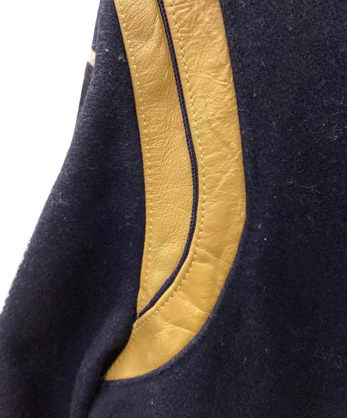 DeLong（デロング）DeLONG (デロング) スタジャン ネイビー サイズ:40の古着・服飾アイテム