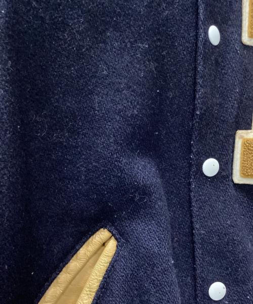 DeLong（デロング）DeLONG (デロング) スタジャン ネイビー サイズ:40の古着・服飾アイテム