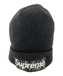 SUPREME×New Era（シュプリーム×ニューエラ）の古着「ニット帽」｜ブラック