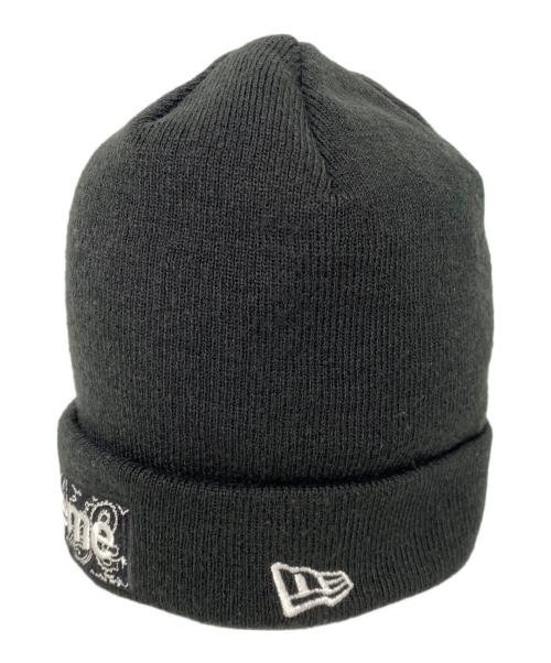 SUPREME（シュプリーム）Supreme (シュプリーム) New Era (ニューエラ) ニット帽 ブラックの古着・服飾アイテム