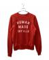 HUMAN MADE（ヒューマンメイド）の古着「スウェット」｜レッド