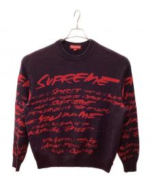 SUPREME（シュプリーム）の古着「Futura Sweater」｜レッド×パープル