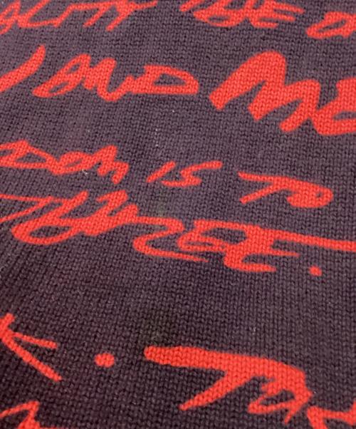SUPREME（シュプリーム）Supreme (シュプリーム) Futura Sweater レッド×パープル サイズ:Mの古着・服飾アイテム