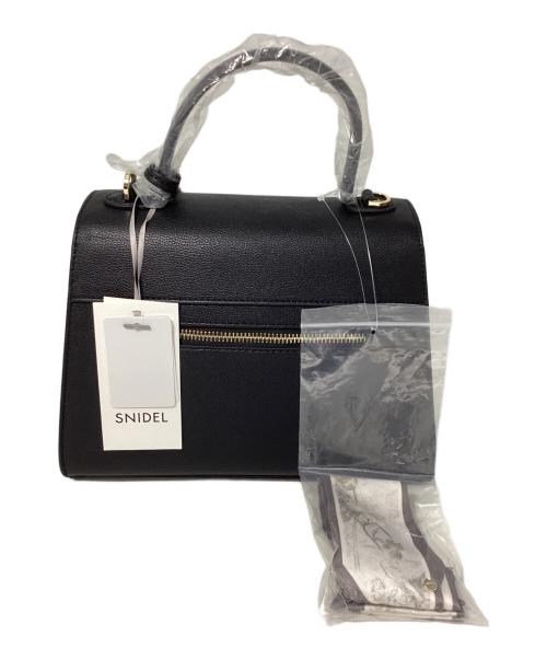 Snidel（スナイデル）Snidel (スナイデル) ロールカバーパッドロックバッグ ブラックの古着・服飾アイテム