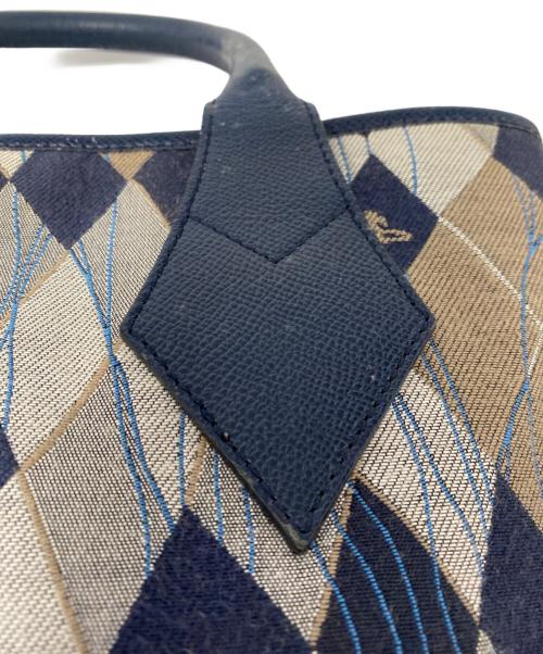 Vivienne Westwood（ヴィヴィアンウエストウッド）Vivienne Westwood (ヴィヴィアンウエストウッド) トートバッグ ネイビーの古着・服飾アイテム