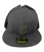 New Era×Y'sニューエラ×ワイズ）の古着「ドッグイヤーキャップ」｜ブラック
