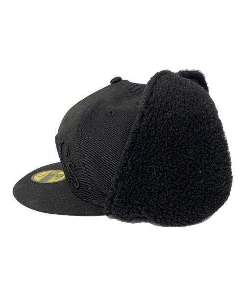 New Era（ニューエラ）New Era (ニューエラ) Y's (ワイズ) ドッグイヤーキャップ ブラック サイズ:7 3/8の古着・服飾アイテム