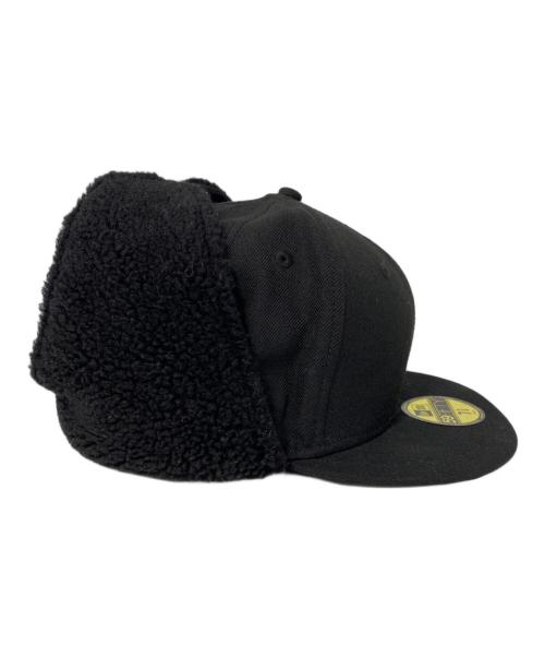 New Era（ニューエラ）New Era (ニューエラ) Y's (ワイズ) ドッグイヤーキャップ ブラック サイズ:7 3/8の古着・服飾アイテム