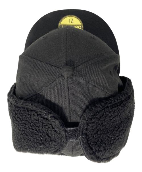 New Era（ニューエラ）New Era (ニューエラ) Y's (ワイズ) ドッグイヤーキャップ ブラック サイズ:7 3/8の古着・服飾アイテム