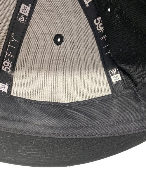 New Era（ニューエラ）New Era (ニューエラ) Y's (ワイズ) ドッグイヤーキャップ ブラック サイズ:7 3/8の古着・服飾アイテム