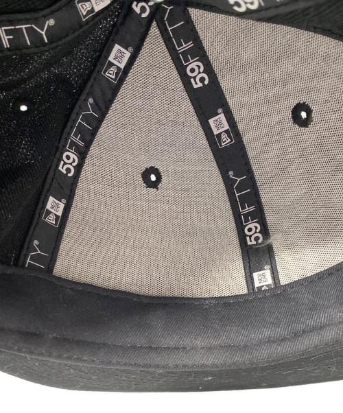 New Era（ニューエラ）New Era (ニューエラ) Y's (ワイズ) ドッグイヤーキャップ ブラック サイズ:7 3/8の古着・服飾アイテム