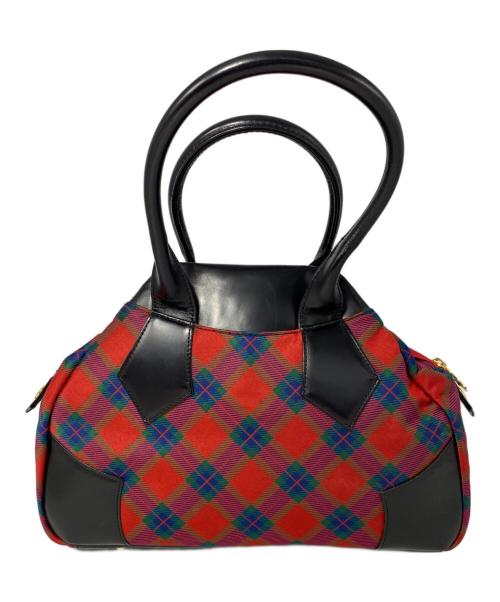 Vivienne Westwood（ヴィヴィアンウエストウッド）Vivienne Westwood (ヴィヴィアンウエストウッド) ヤスミンバッグ レッド×ブラックの古着・服飾アイテム