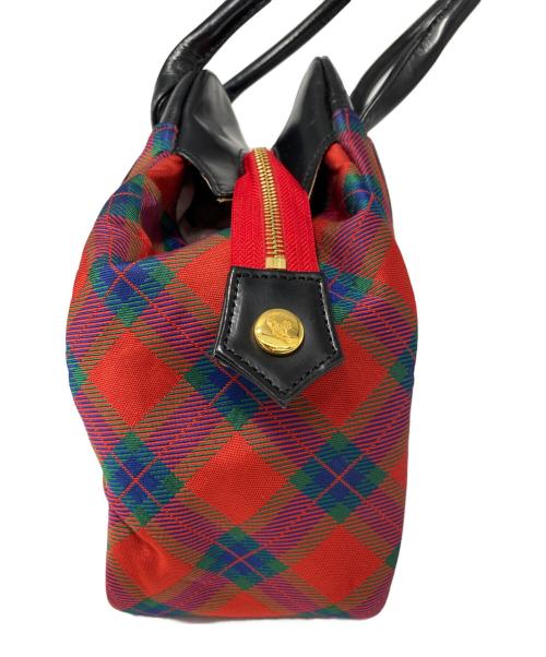 Vivienne Westwood（ヴィヴィアンウエストウッド）Vivienne Westwood (ヴィヴィアンウエストウッド) ヤスミンバッグ レッド×ブラックの古着・服飾アイテム