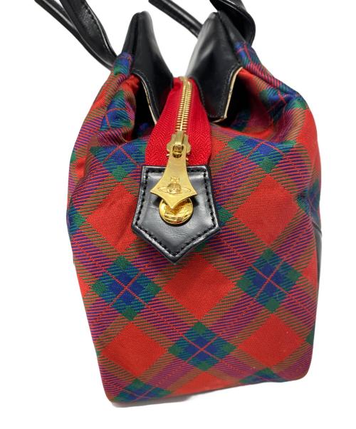 Vivienne Westwood（ヴィヴィアンウエストウッド）Vivienne Westwood (ヴィヴィアンウエストウッド) ヤスミンバッグ レッド×ブラックの古着・服飾アイテム