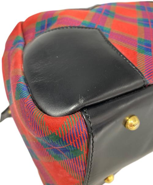 Vivienne Westwood（ヴィヴィアンウエストウッド）Vivienne Westwood (ヴィヴィアンウエストウッド) ヤスミンバッグ レッド×ブラックの古着・服飾アイテム