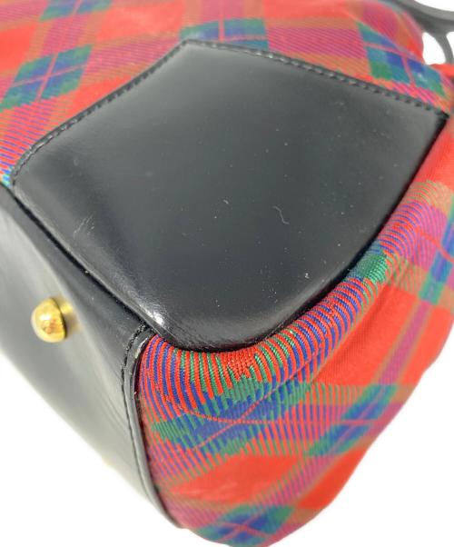 Vivienne Westwood（ヴィヴィアンウエストウッド）Vivienne Westwood (ヴィヴィアンウエストウッド) ヤスミンバッグ レッド×ブラックの古着・服飾アイテム