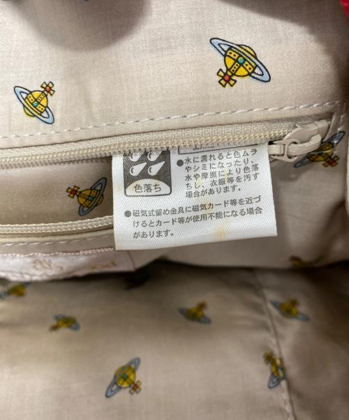 Vivienne Westwood（ヴィヴィアンウエストウッド）Vivienne Westwood (ヴィヴィアンウエストウッド) ヤスミンバッグ レッド×ブラックの古着・服飾アイテム