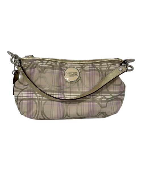 COACH（コーチ）COACH (コーチ) ショルダーバッグ ベージュの古着・服飾アイテム