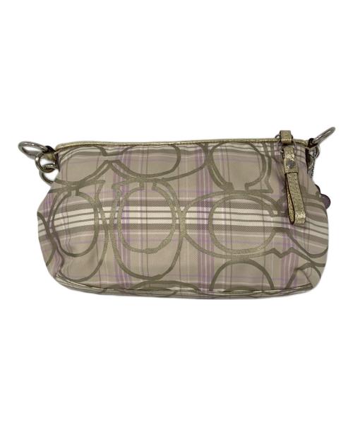 COACH（コーチ）COACH (コーチ) ショルダーバッグ ベージュの古着・服飾アイテム