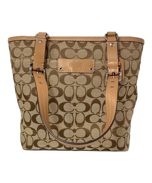 COACH（コーチ）COACH (コーチ) トートバッグ ベージュの古着・服飾アイテム