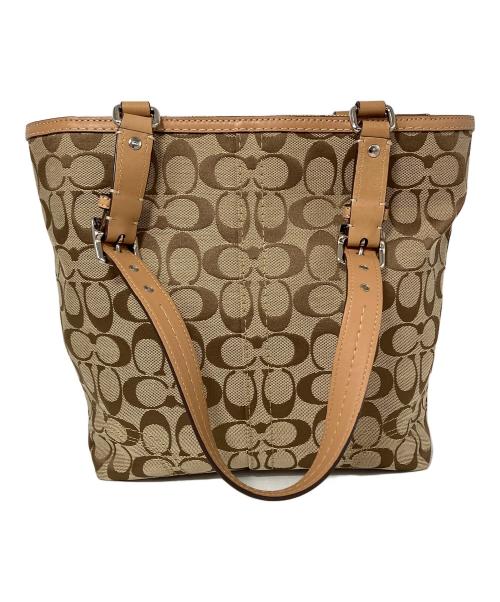 COACH（コーチ）COACH (コーチ) トートバッグ ベージュの古着・服飾アイテム