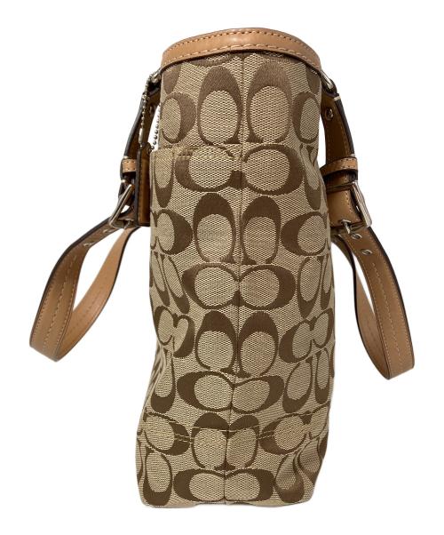 COACH（コーチ）COACH (コーチ) トートバッグ ベージュの古着・服飾アイテム