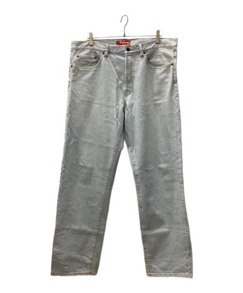 SUPREME（シュプリーム）Supreme (シュプリーム) ウォッシュドデニムパンツ ブルー サイズ:36の古着・服飾アイテム