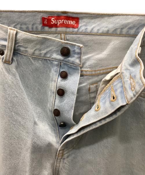 SUPREME（シュプリーム）Supreme (シュプリーム) ウォッシュドデニムパンツ ブルー サイズ:36の古着・服飾アイテム