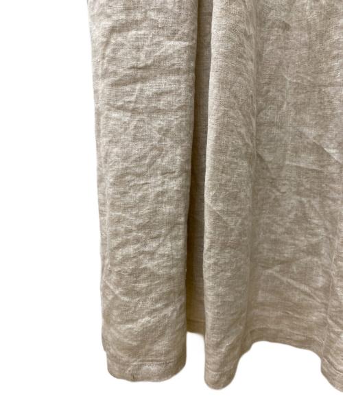 08MAB（ゼロハチマブ）08MAB (ゼロハチマブ) リネンピンタックワンピース ナチュラル サイズ:Free 未使用品の古着・服飾アイテム
