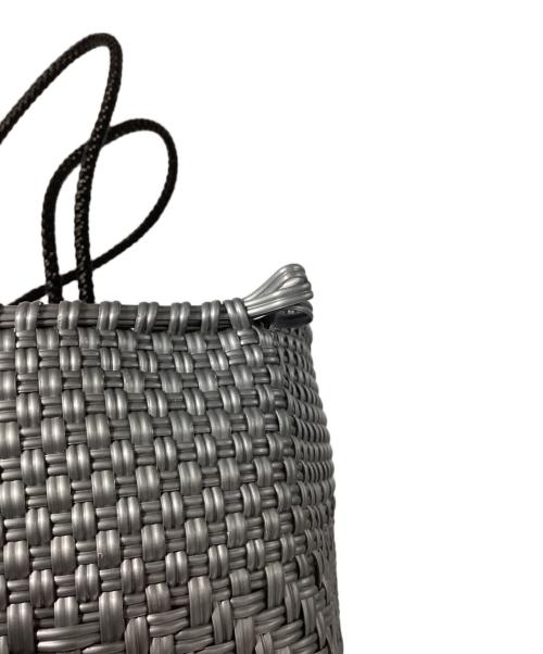 vivala vida（ヴィヴァ ラ ヴィダ）VIVALA VIDA (ヴィヴァ ラ ヴィダ) カゴバッグ グレーの古着・服飾アイテム
