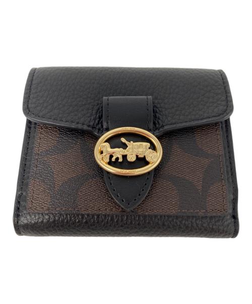 COACH（コーチ）COACH (コーチ) 2つ折り財布 ブラックの古着・服飾アイテム