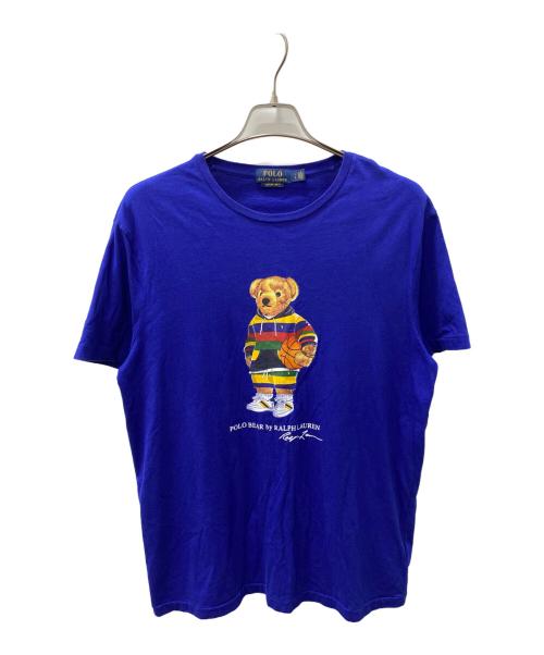 POLO RALPH LAUREN（ポロ・ラルフローレン）POLO RALPH LAUREN (ポロ・ラルフローレン) 半袖カットソー ブルー サイズ:Lの古着・服飾アイテム