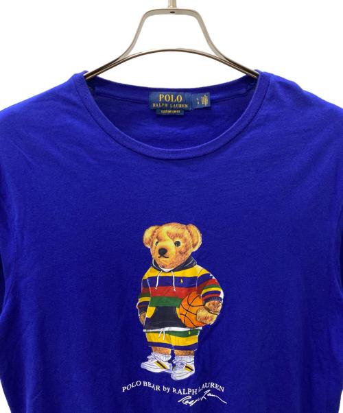 POLO RALPH LAUREN（ポロ・ラルフローレン）POLO RALPH LAUREN (ポロ・ラルフローレン) 半袖カットソー ブルー サイズ:Lの古着・服飾アイテム