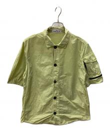 STONE ISLAND（ストーンアイランド）の古着「半袖シャツ」｜黄緑