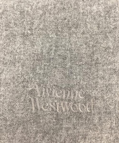 Vivienne Westwood（ヴィヴィアンウエストウッド）Vivienne Westwood (ヴィヴィアンウエストウッド) ウールマフラー グレーの古着・服飾アイテム