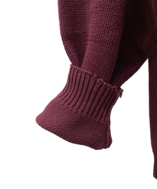 CROFT&BARROW（クロフトアンドバロー）CROFT&BARROW (クロフトアンドバロー) 厚手ニット レッド サイズ:Lの古着・服飾アイテム