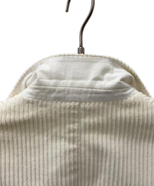 TAGLIATORE（タリアトーレ）TAGLIATORE (タリアトーレ) コーデュロイジャケット ホワイト サイズ:50/Rの古着・服飾アイテム