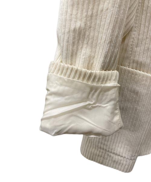 TAGLIATORE（タリアトーレ）TAGLIATORE (タリアトーレ) コーデュロイジャケット ホワイト サイズ:50/Rの古着・服飾アイテム