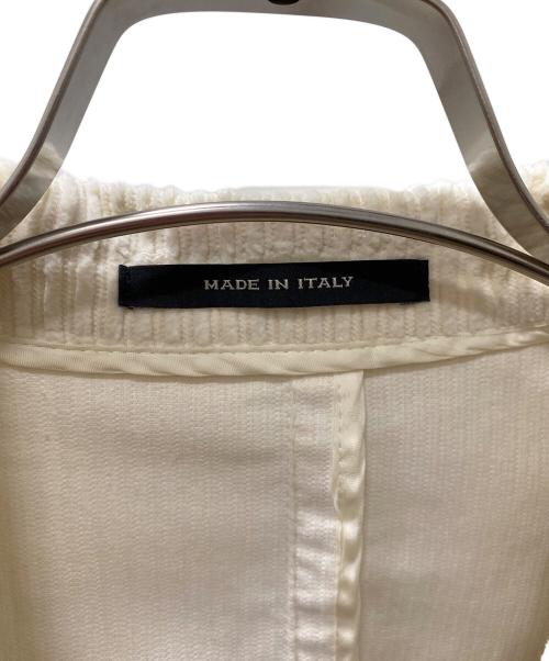 TAGLIATORE（タリアトーレ）TAGLIATORE (タリアトーレ) コーデュロイジャケット ホワイト サイズ:50/Rの古着・服飾アイテム