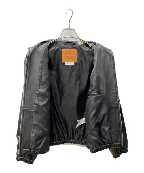 LEVI'S（リーバイス）LEVI'S (リーバイス) PREMIUM BLACK FULLZIP SPORTS LEATHER ブラック サイズ:XSの古着・服飾アイテム