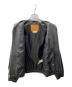 中古・古着 LEVI'S (リーバイス) PREMIUM BLACK FULLZIP SPORTS LEATHER ブラック サイズ:XS：36000円