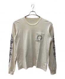 CHROME HEARTS（クロムハーツ）の古着「Chrome Hearts Horse Shoe L/S T-Shirt」｜ホワイト